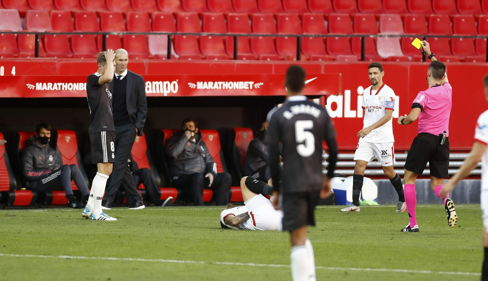 Las imágenes del Sevilla -Real Madrid