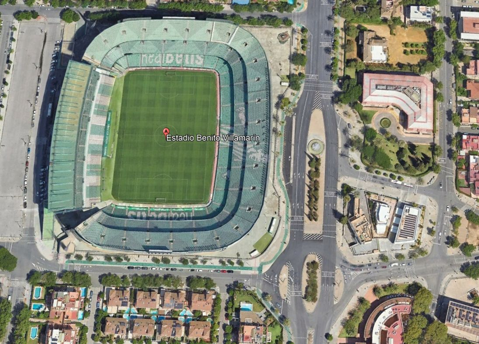 El intercambiador de transportes bus-metro que proponen el Real Betis y Sevilla Quiere Metro