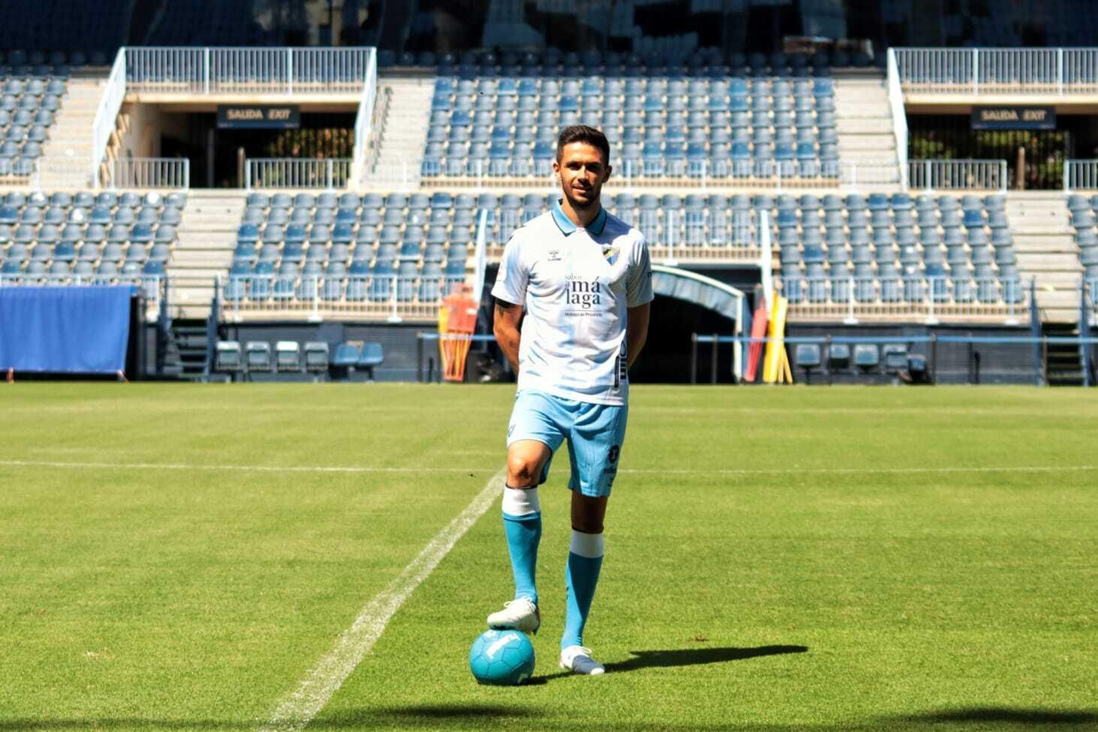 La presentación de Nelson Monte con el Málaga CF, en fotos