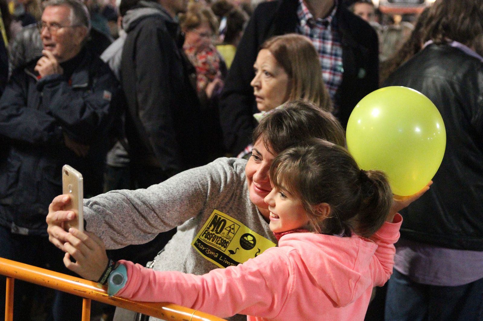 Imágenes de la manifestación contra los Fosfoyesos