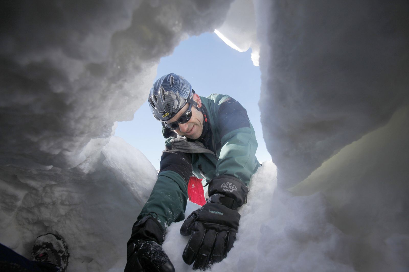 Imagen de archivo de un simulacro de rescate por parte de la Guardia Civil en Sierra Nevada