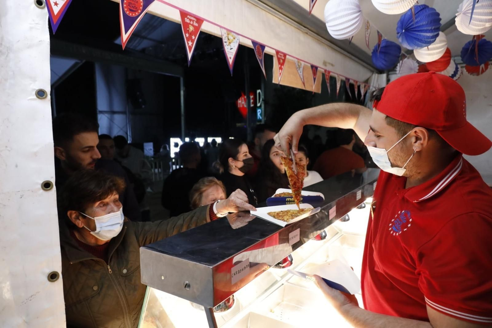 Inauguración del Festival de la Pizza de Rota.