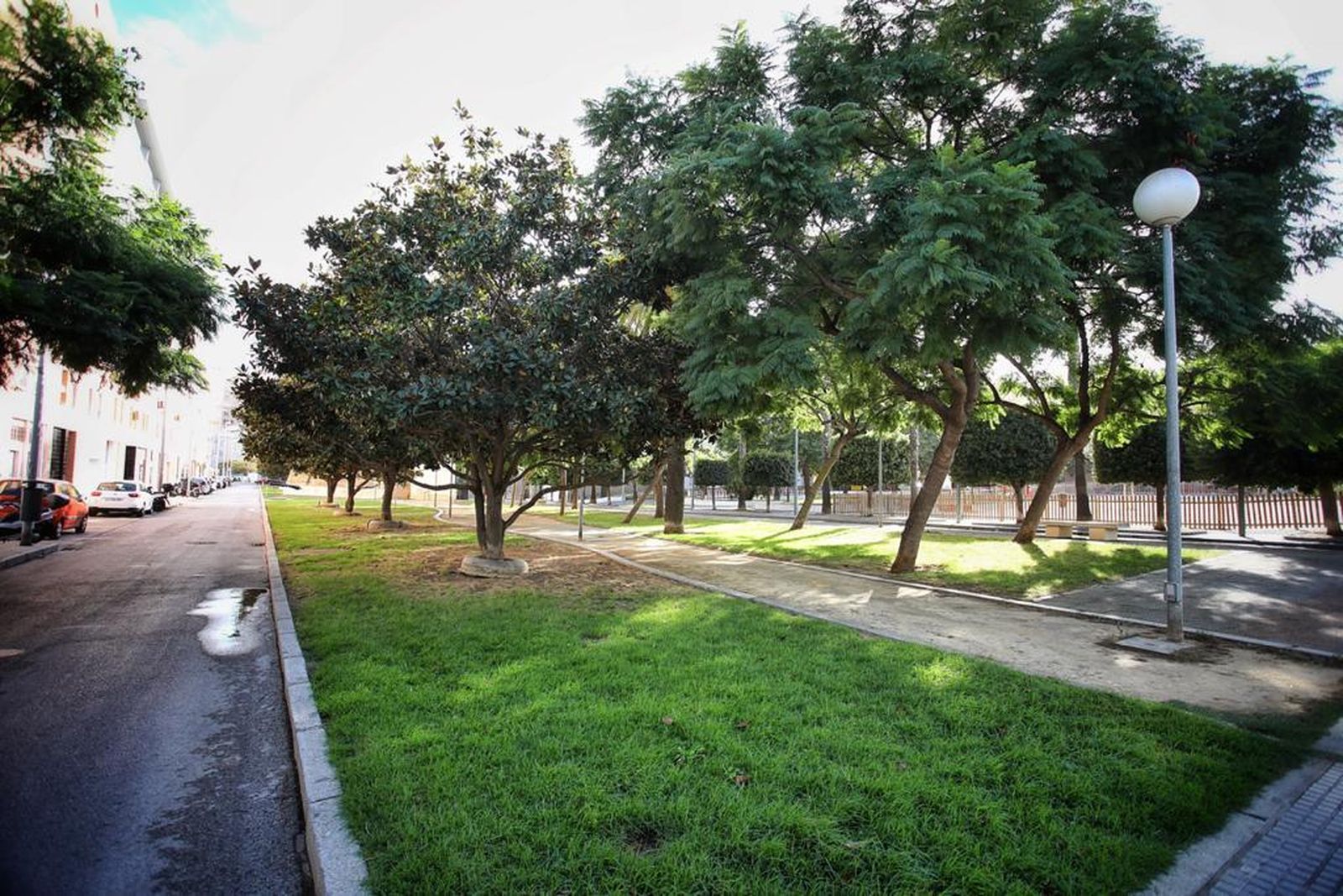 La plaza de Santa Ana, situada entre la avenida de Portugal y la calle Catarroja.