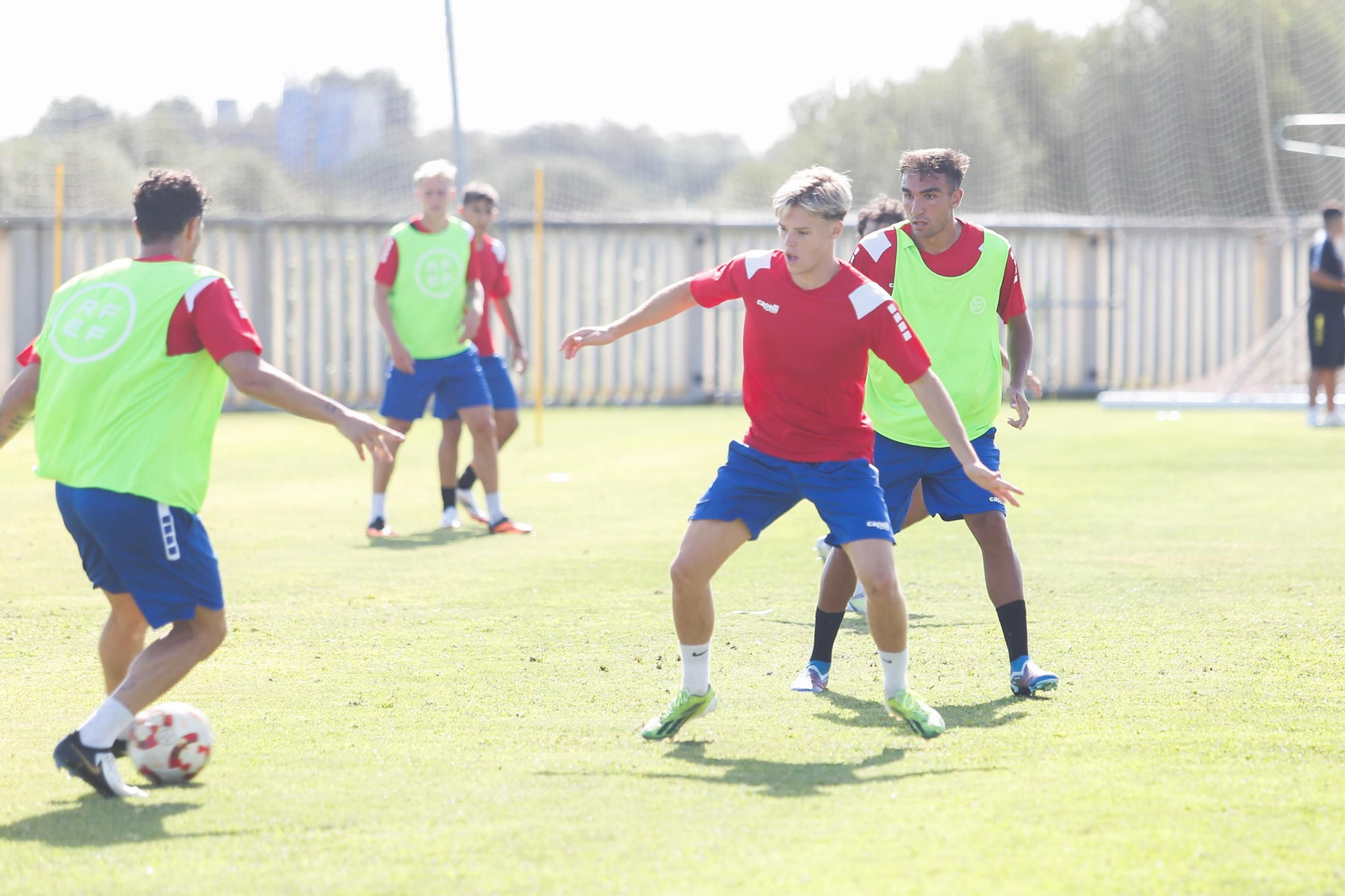 Las fotos del entrenamiento de pretemporada del Algeciras en La Menacha