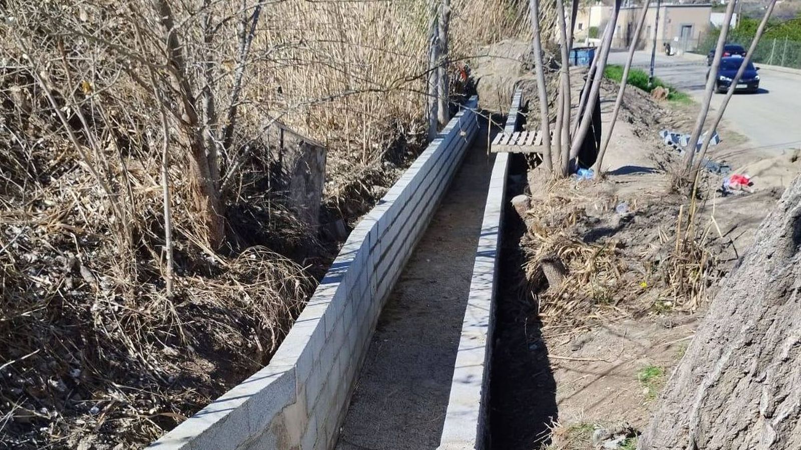 Obras para la mejora del riego y el drenaje en Gádor.