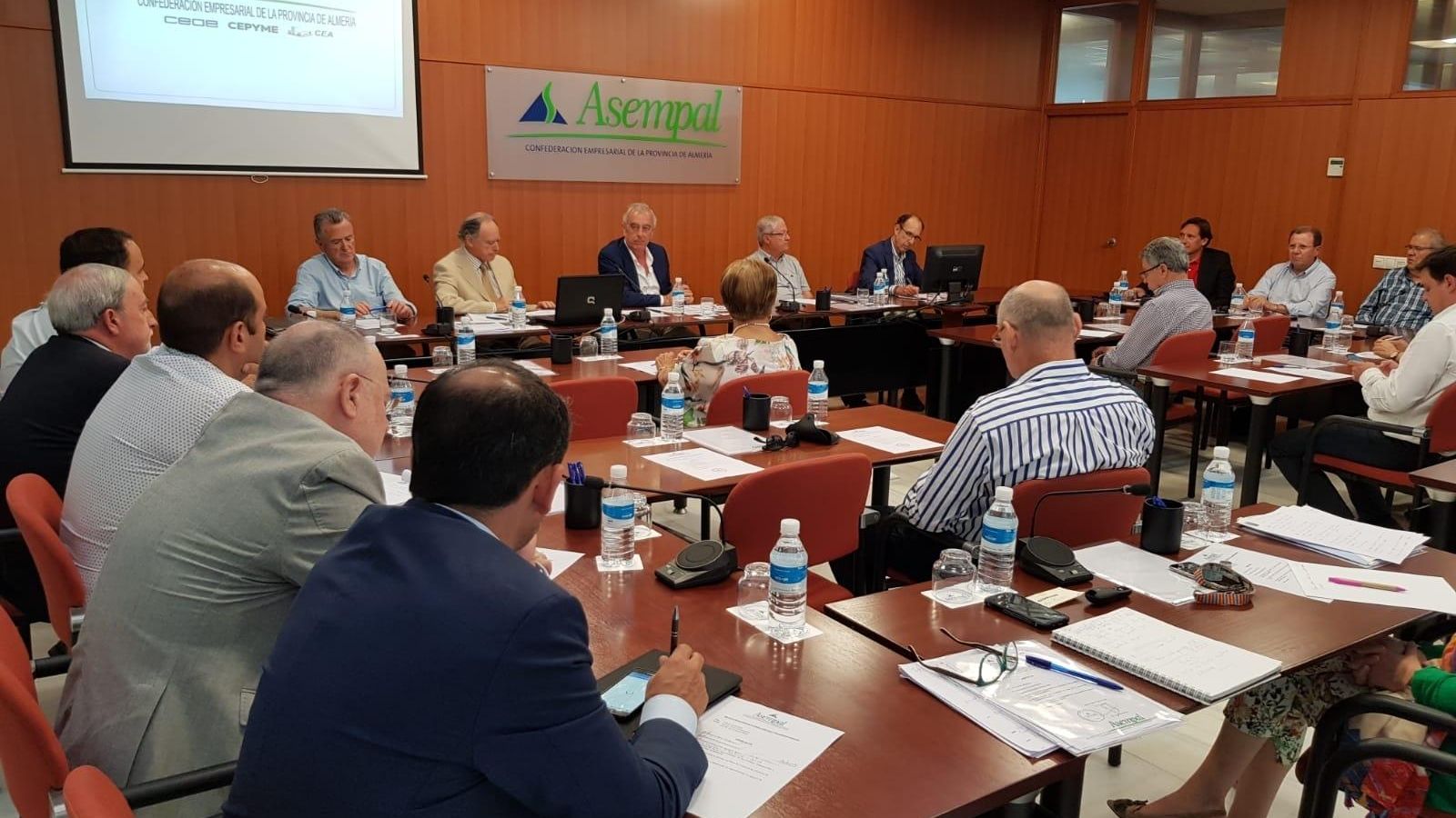 Reunión del Consejo General de Asempal, ayer.