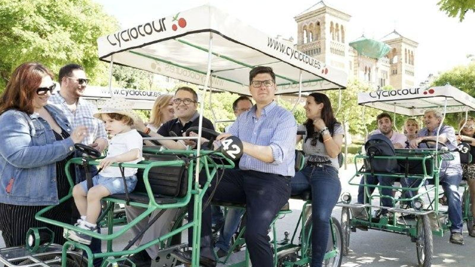 Álvaro Pimentel, en el Parque de María Luisa