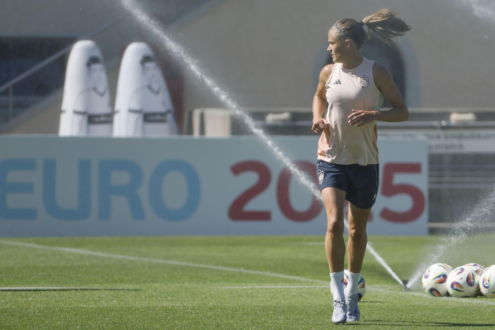 Las fotos de España antes de enfrentarse a Suiza en la Eurocopa femenina