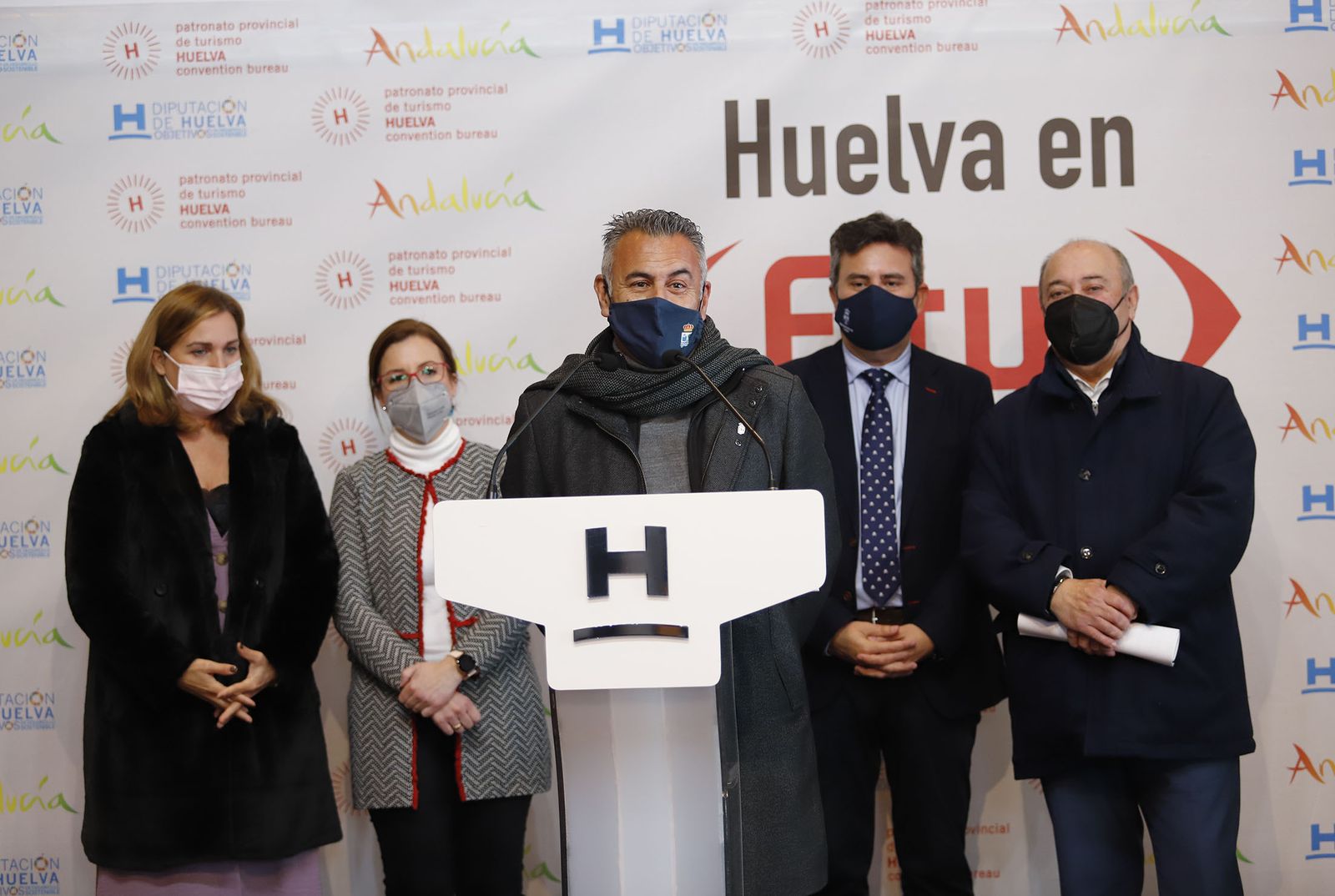 Imágenes de la presentación "Huelva en Fitur" en el foro Iberoamericano de la Rábida