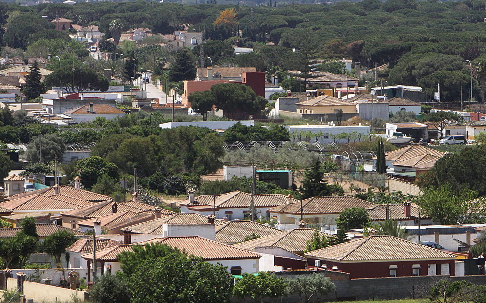 Vista parcial del diseminado del término municipal, en una imagen de archivo.