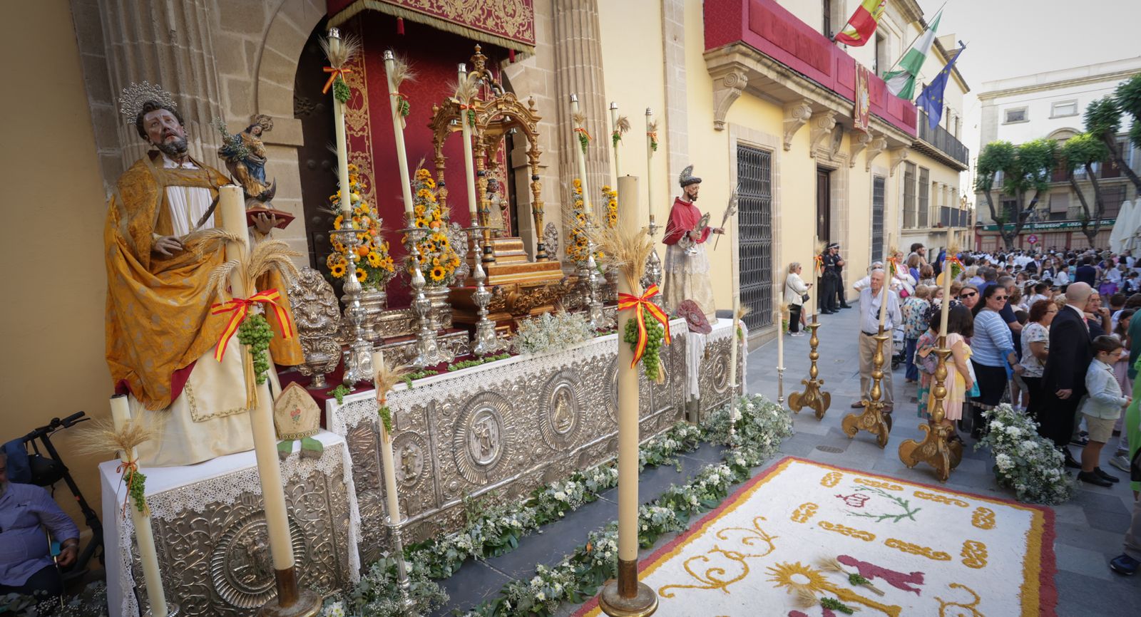 Imágenes de la procesión del Corpus en Jerez