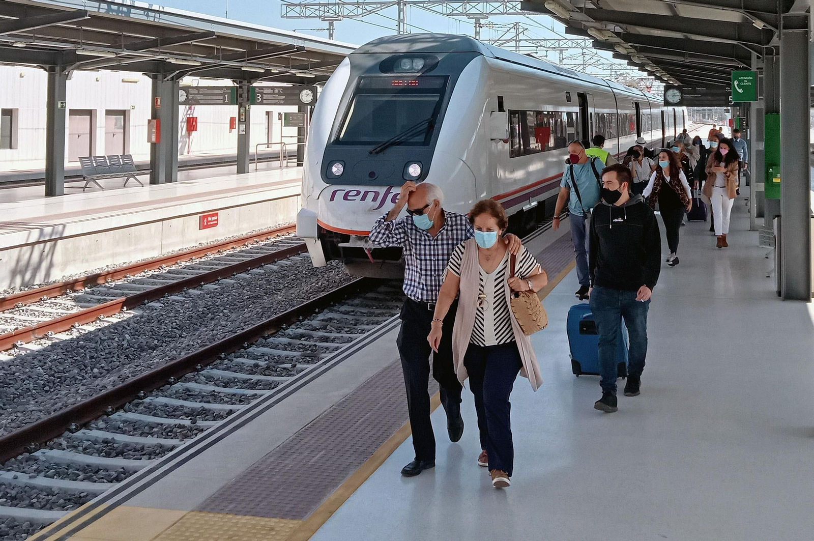 Estación de trenes de Huelva.