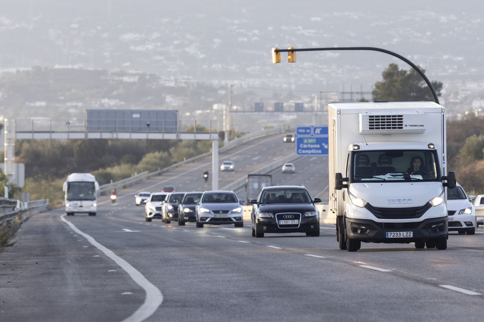 La primera operación salida del verano de la DGT en Málaga concluye con siete accidentes