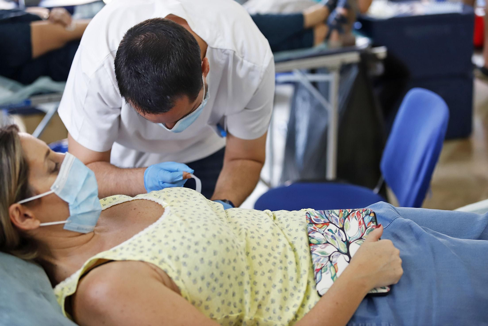 Imágenes de la Macrocolecta de sangre en la Casa Colón