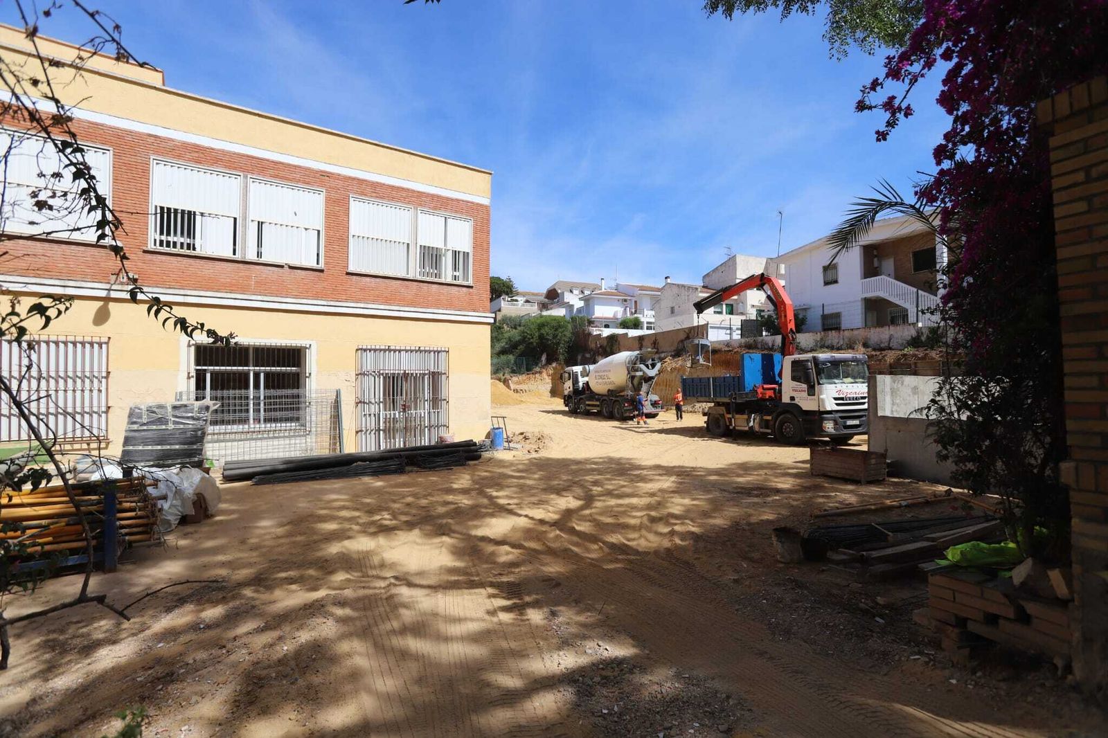 Obras en el IES Diego de Guzmán y Quesada.