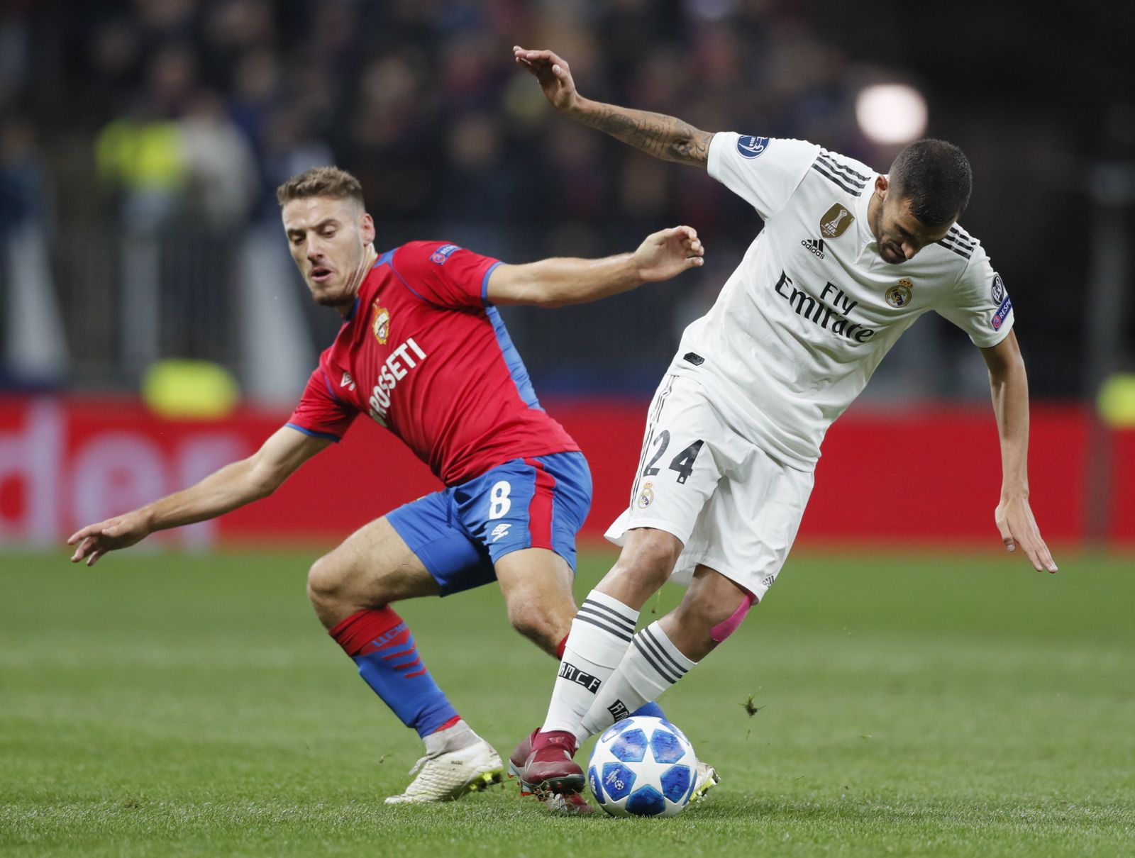 El CSKA de Moscú-Real Madrid, en imágenes