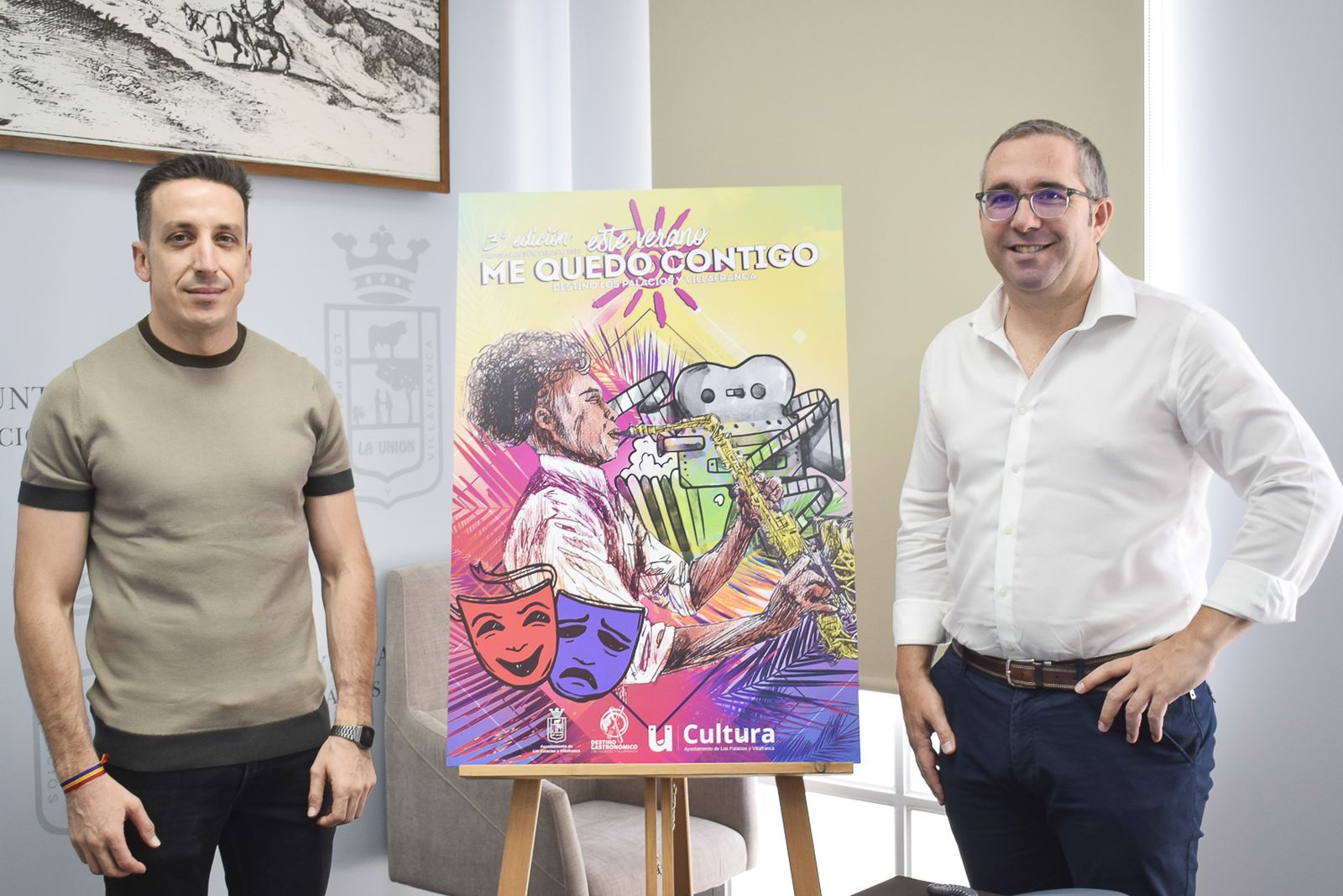 Presentación del programa 'Este verano me quedo contigo, destino Los Palacios y Villafranca'.