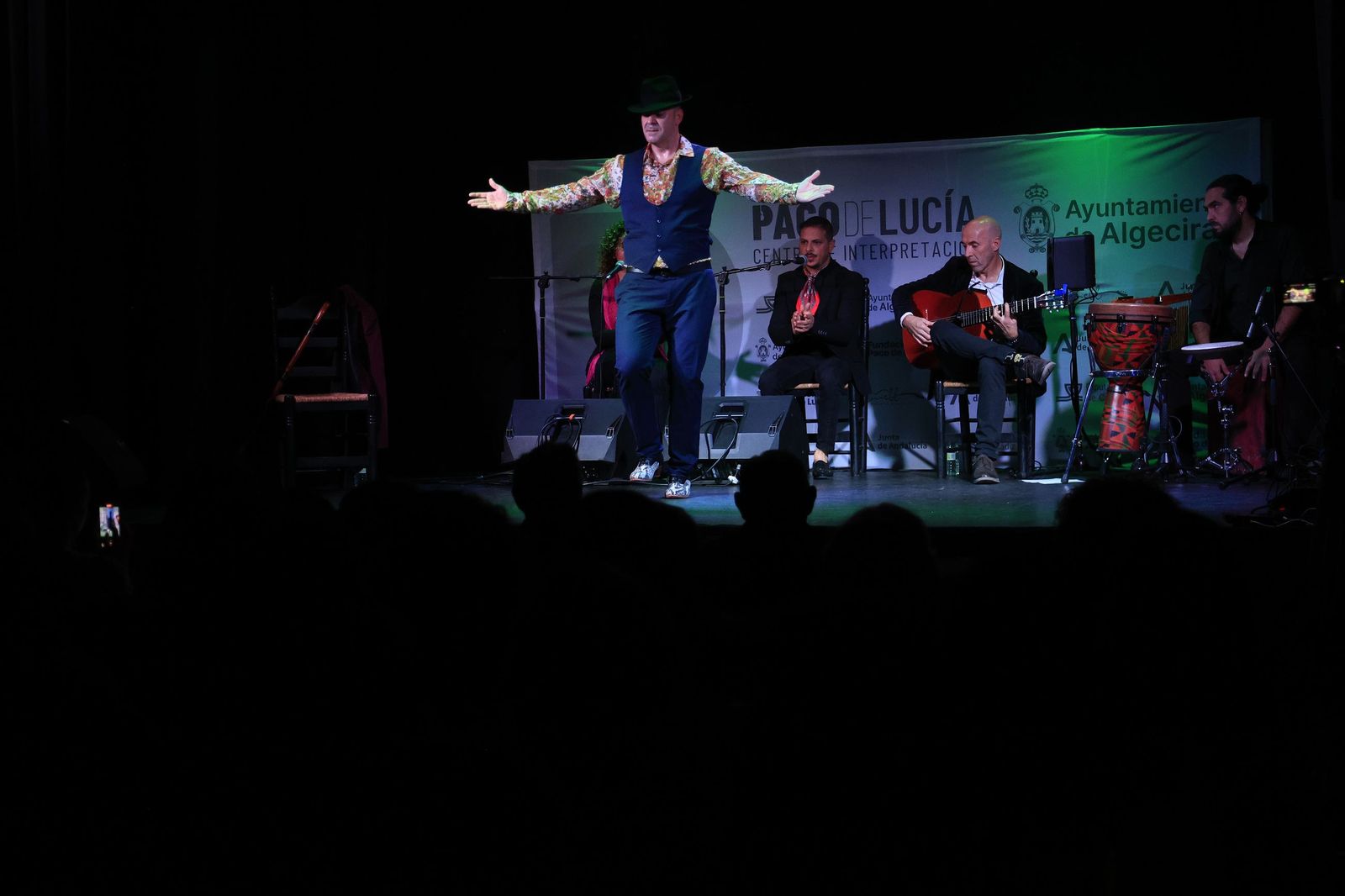 Fotos del espectáculo "Mi sentir flamenco" de David Lozano en el Centro Paco de Lucía de Algeciras