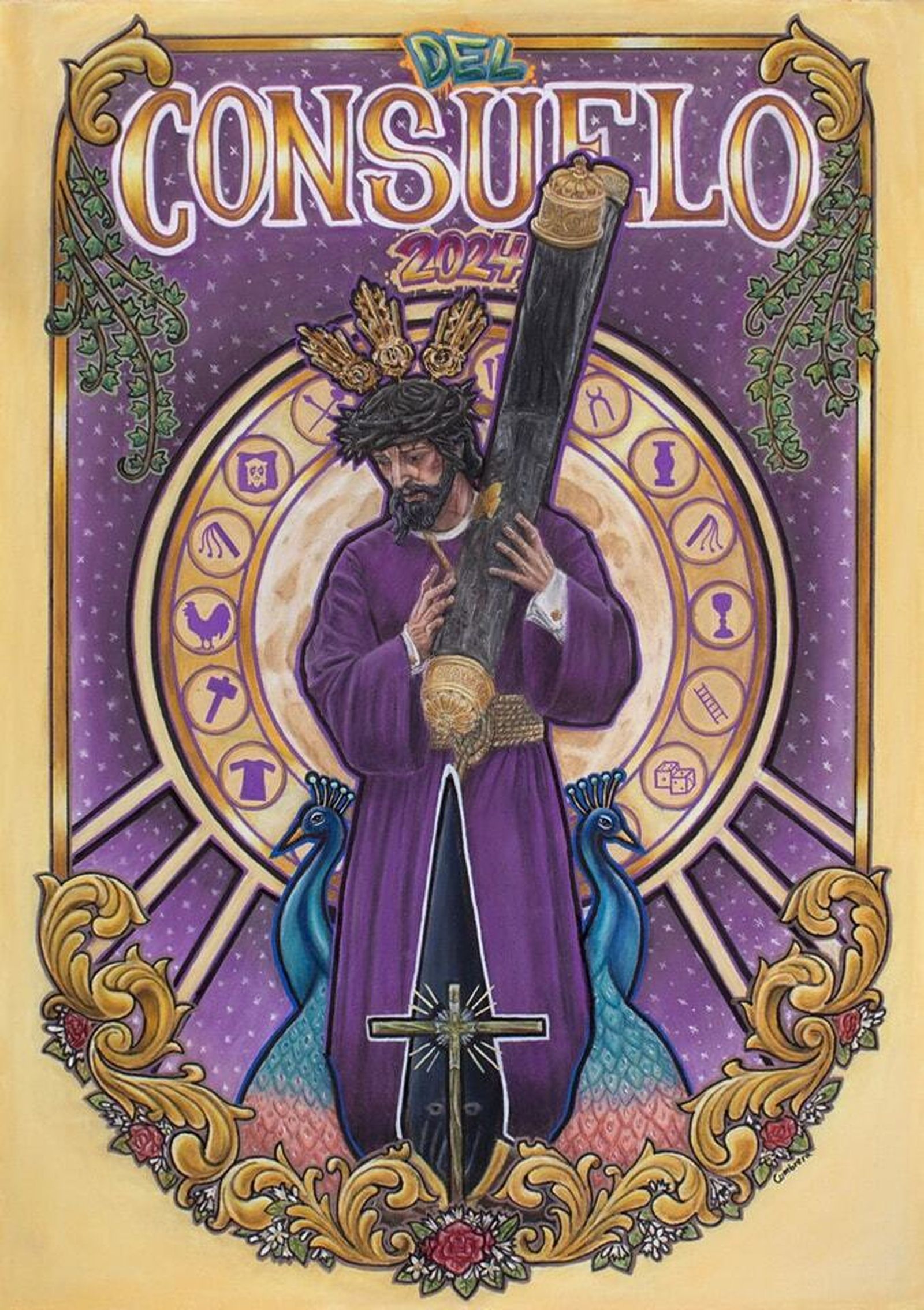 Cartel de la hermandad del Consuelo.