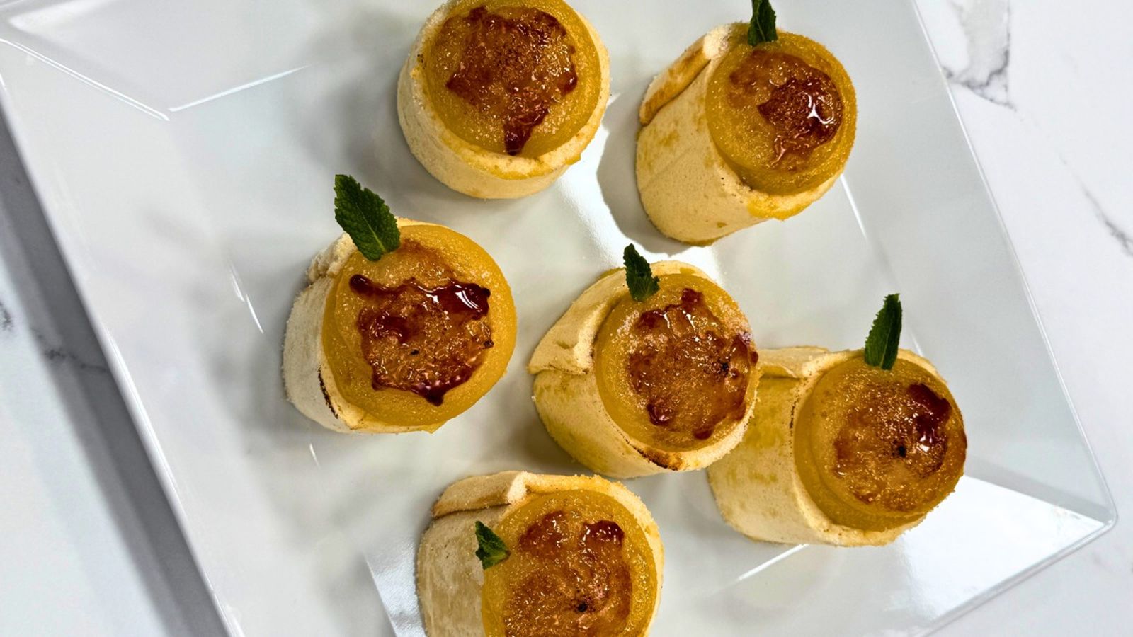 Imagen del postre propuesto por la chef.