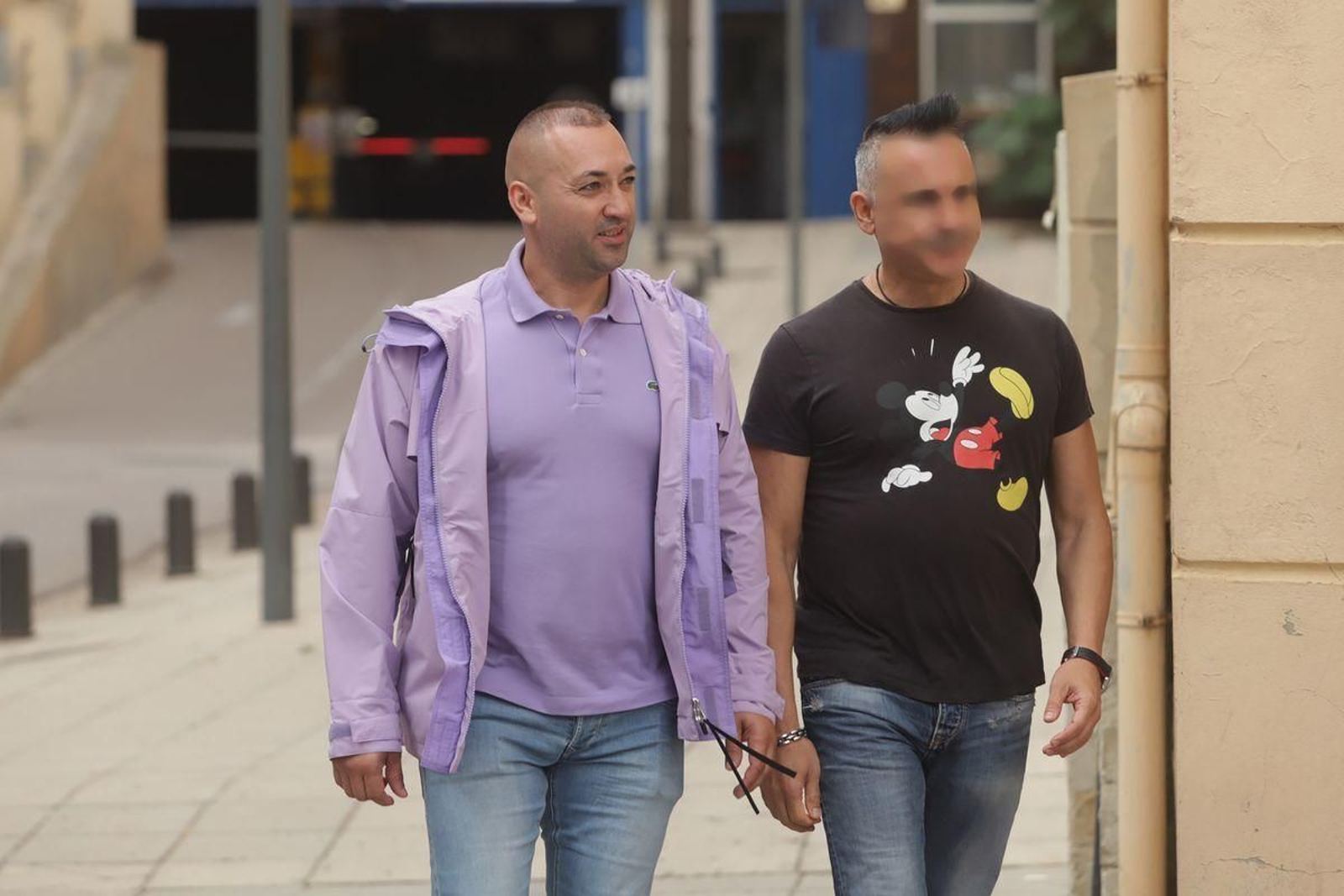 isco Tejón a su llegada a la Audiencia Provincial