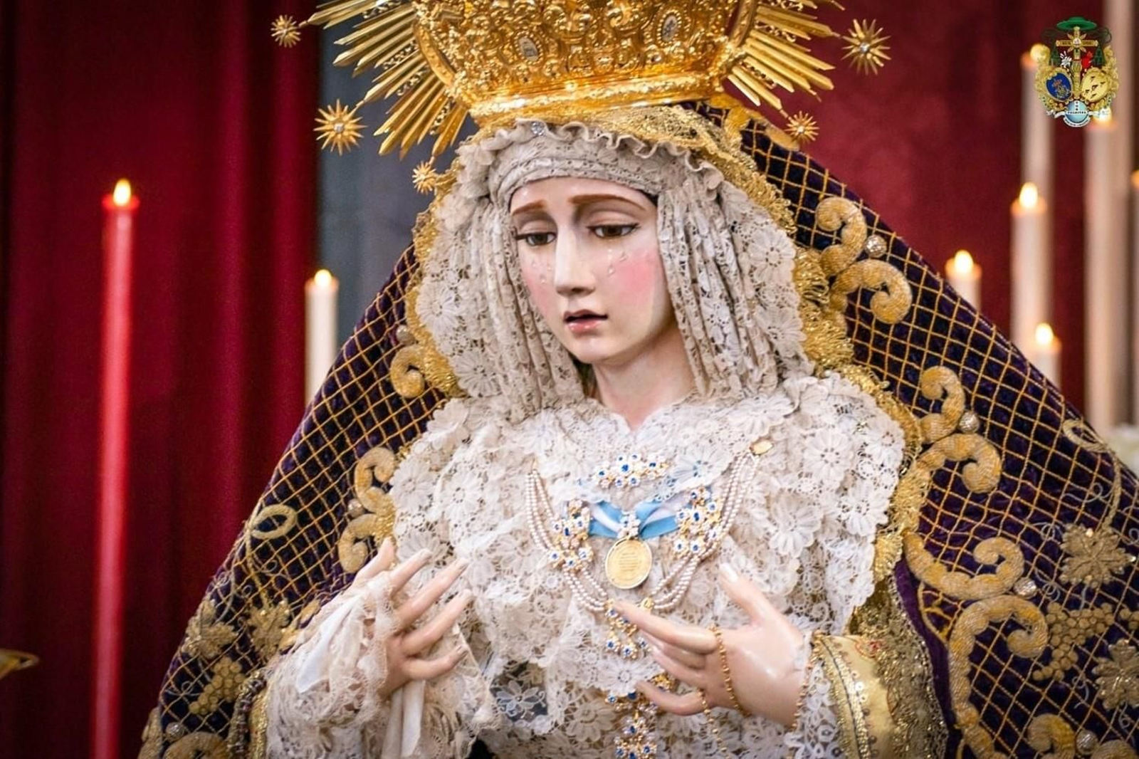 Una imagen de la Virgen de la Concepción.