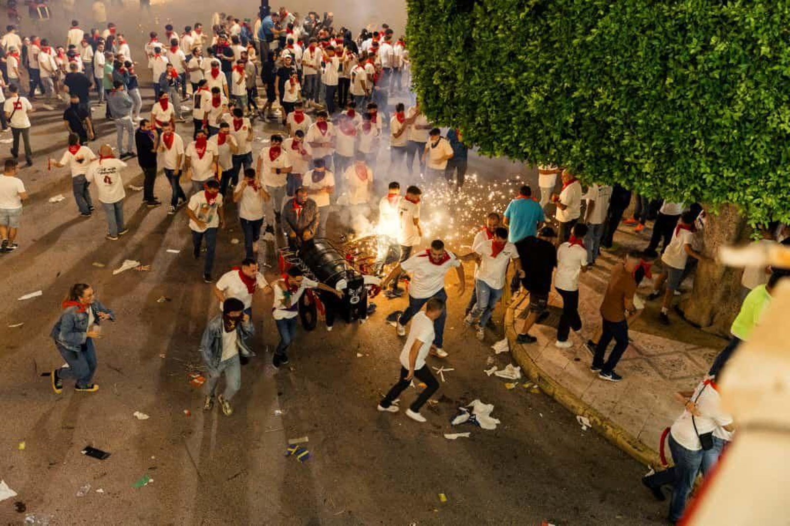 Así se han vividoi los Toros de Fuego por el Cristo de la Luz de Dalías