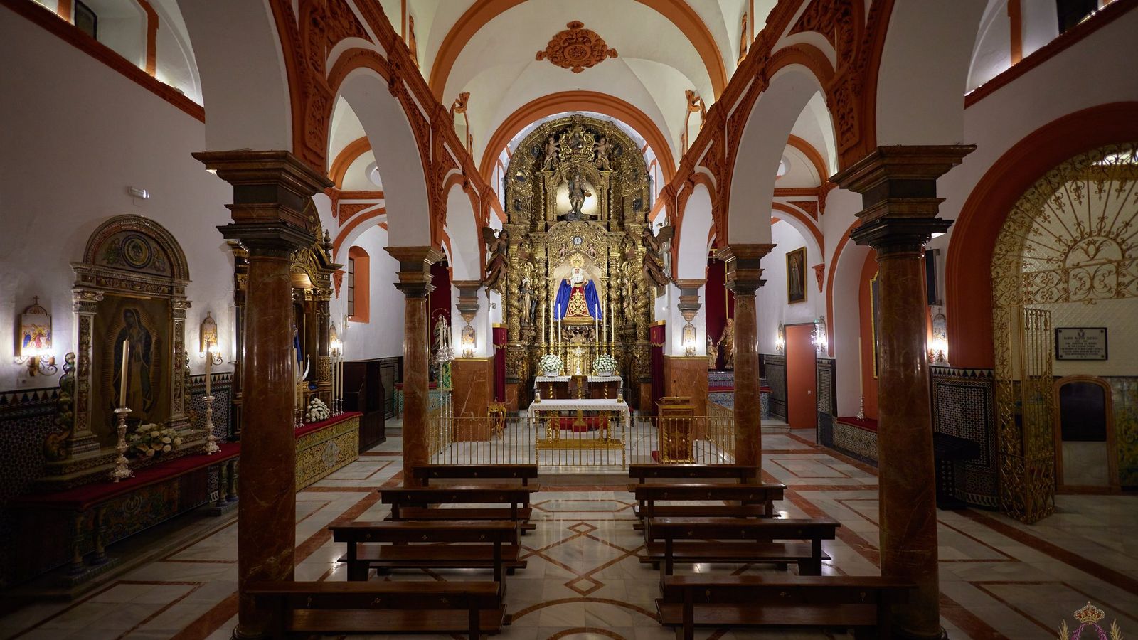 Vista general de la parroquia de la O tras su restauración