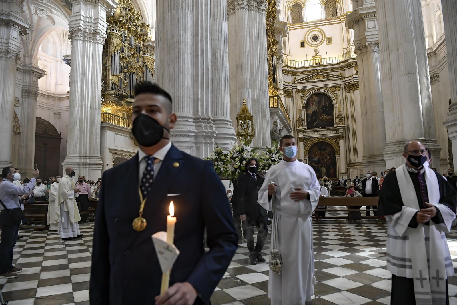 Fotos: la celebración del Corpus Christi 2021 en la Catedral de Granada