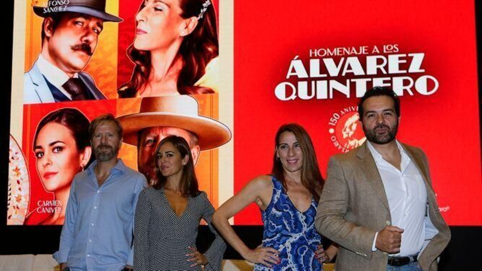 Actores del espectáculo 'Homenaje a los Álvarez Quintero'. Actores del espectáculo 'Homenaje a los Álvarez Quintero'.