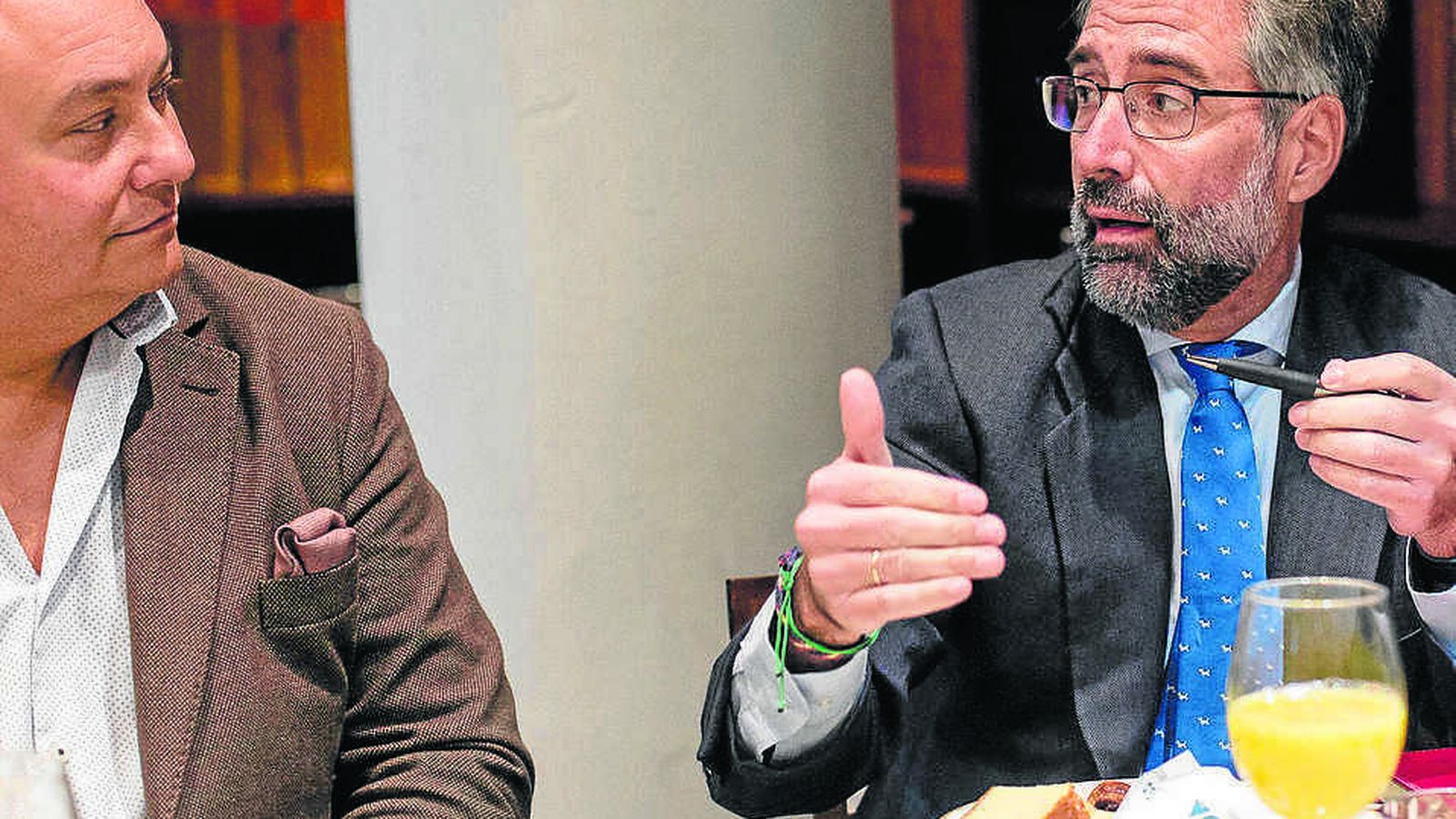 Una de las intervenciones en el desayuno informativo en Diario de Cádiz.