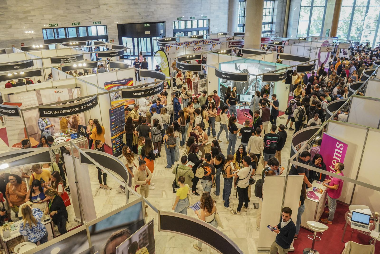 Ambiente del Palacio de Congresos durante la celebración de la Feria.