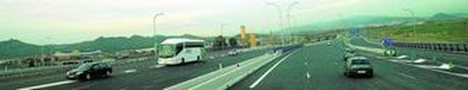 Vista panorámica de uno de los tramos de la hiperronda.