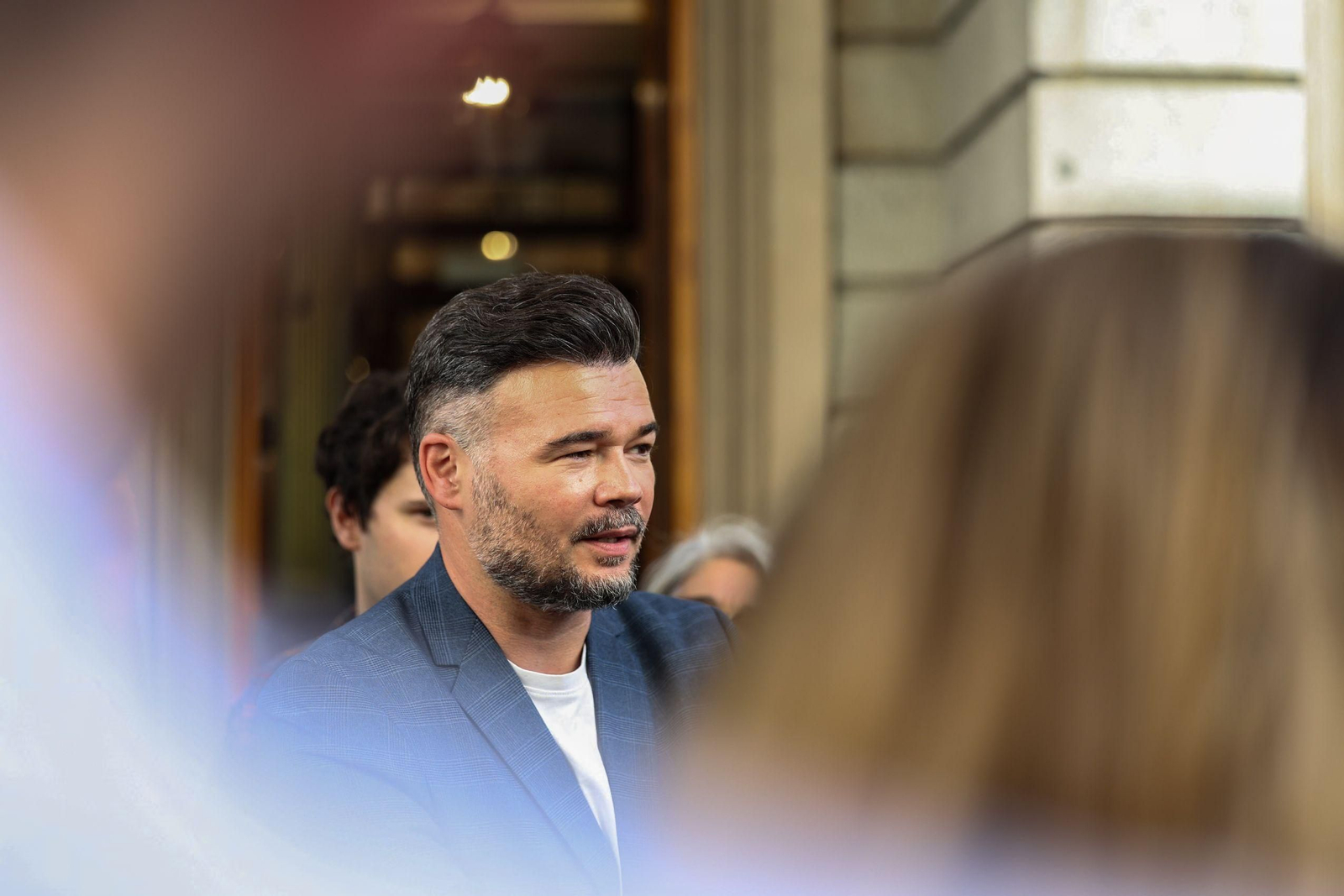 El portavoz de ERC en el Congreso, Gabriel Rufián.