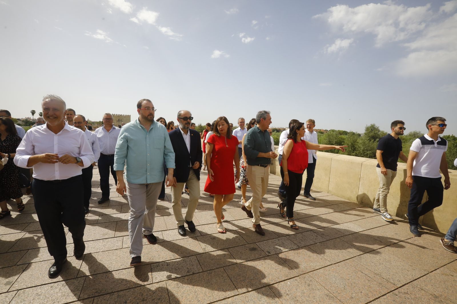 Elecciones Andalucía: La visita de los barones del PSOE en Córdoba, en imágenes