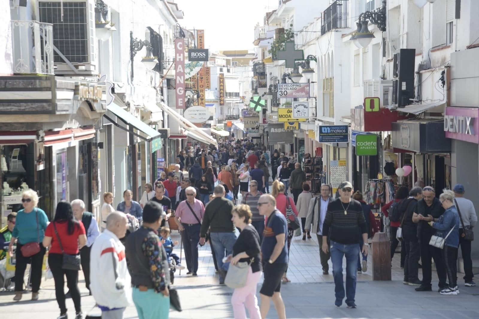 La calle San Miguel de Torremolinos.