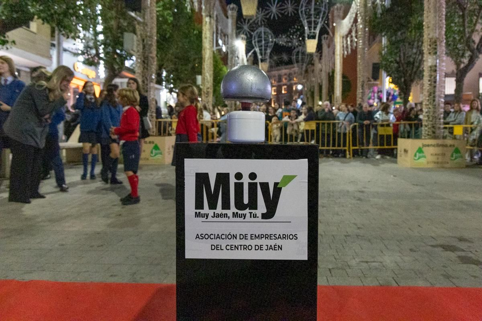 Jaén enciende su Navidad con sus habitantes echados a la calle