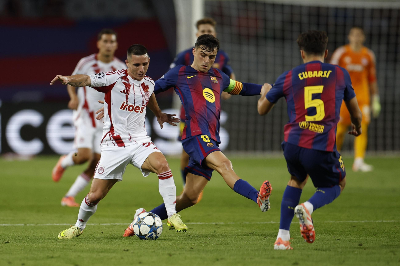 Las fotos del Barcelona-Olympiacos