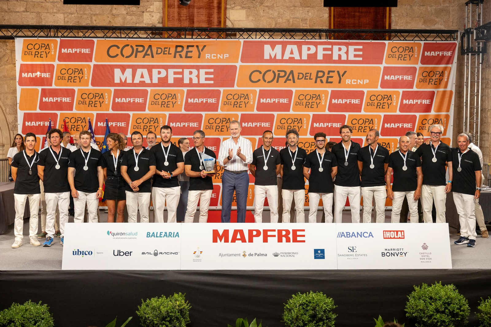 Las fotos de la entrega de premios de la Copa del Rey Mapfre de vela
