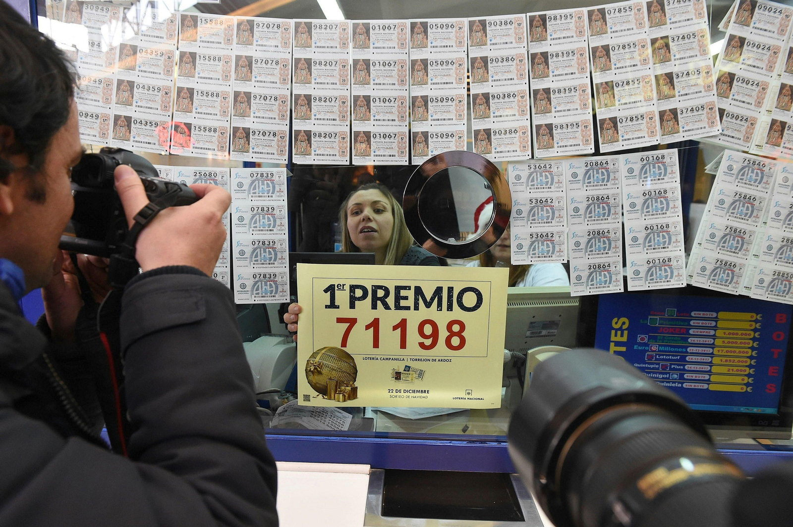 El número premiado con el Gordo de la lotería en una administración agraciada