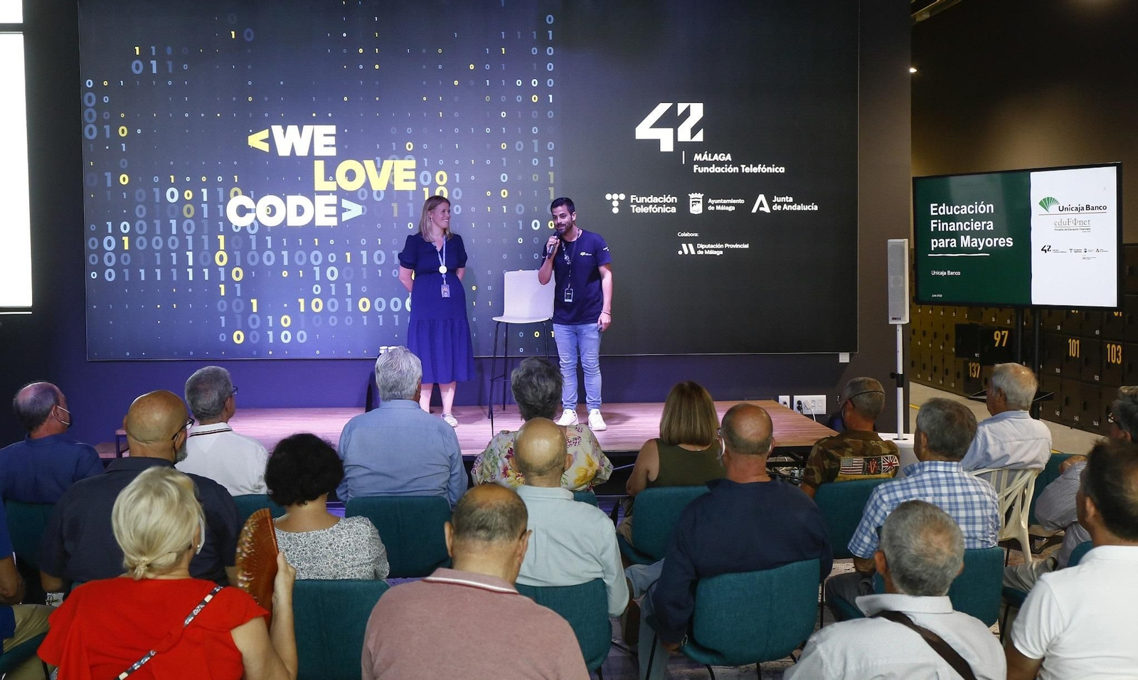 Imagen de la actividad organizada por Unicaja Banco.