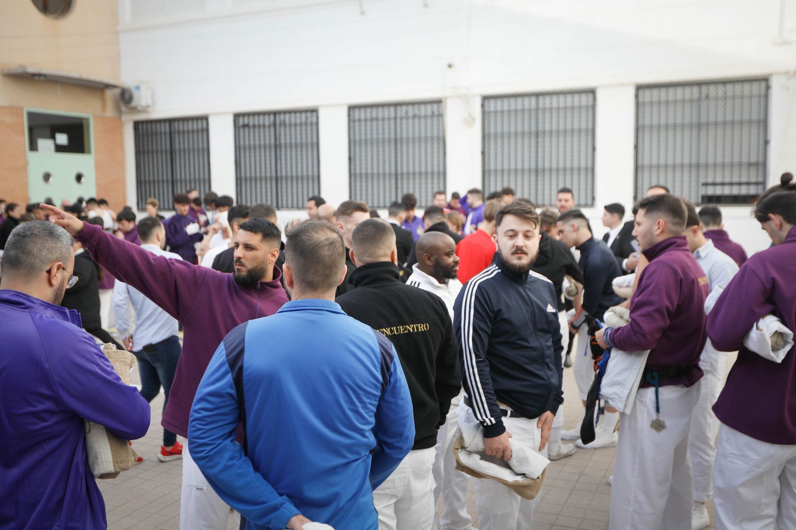 La procesión del Encuentro, en imágenes