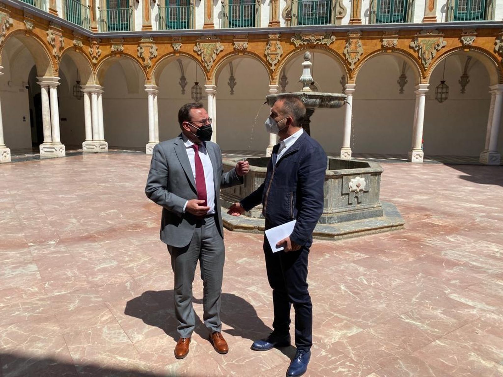 Palomares y Torres en la Diputación de Córdoba.