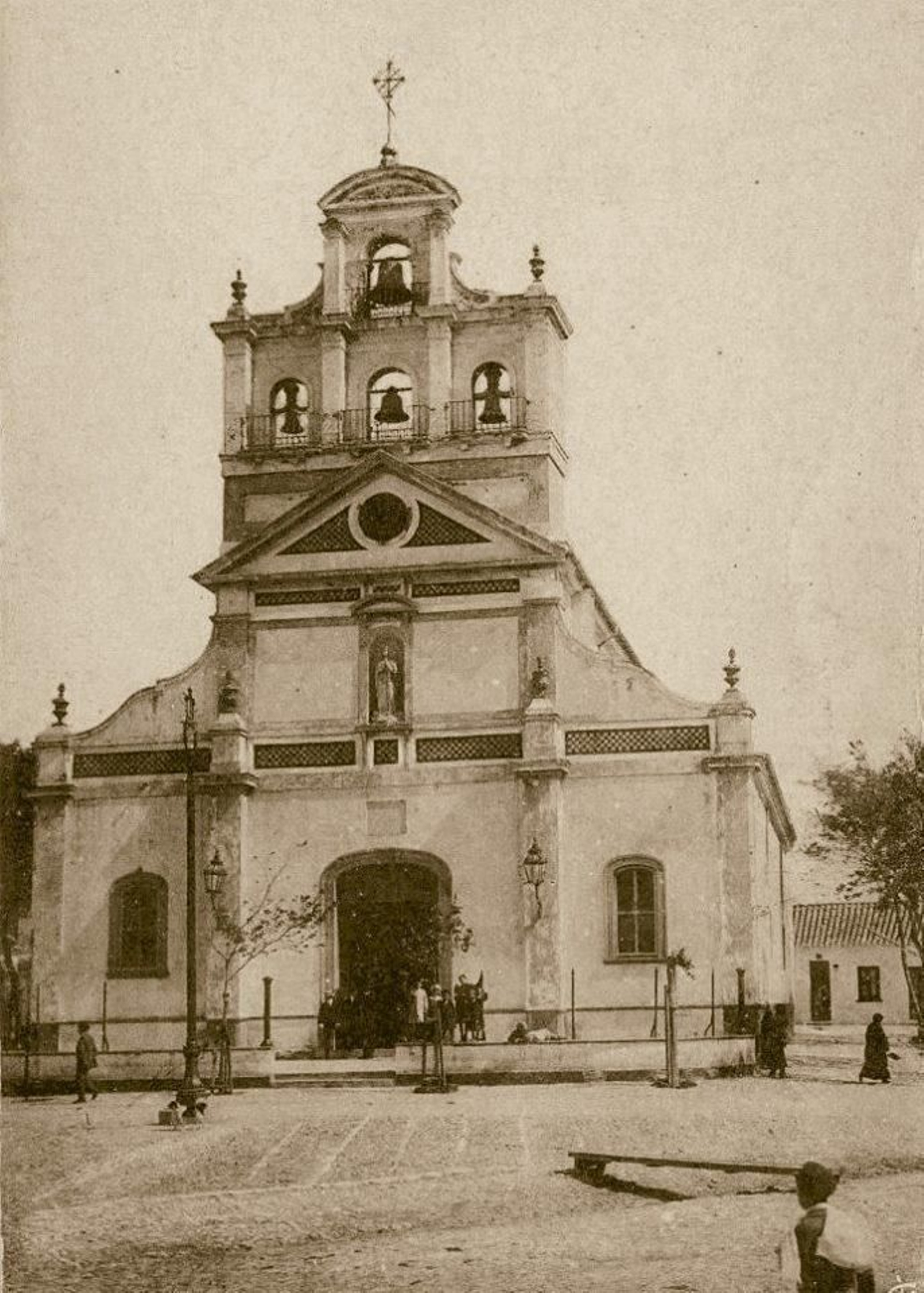 El santuario, hacia el año 1.900. El santuario, hacia el año 1.900.