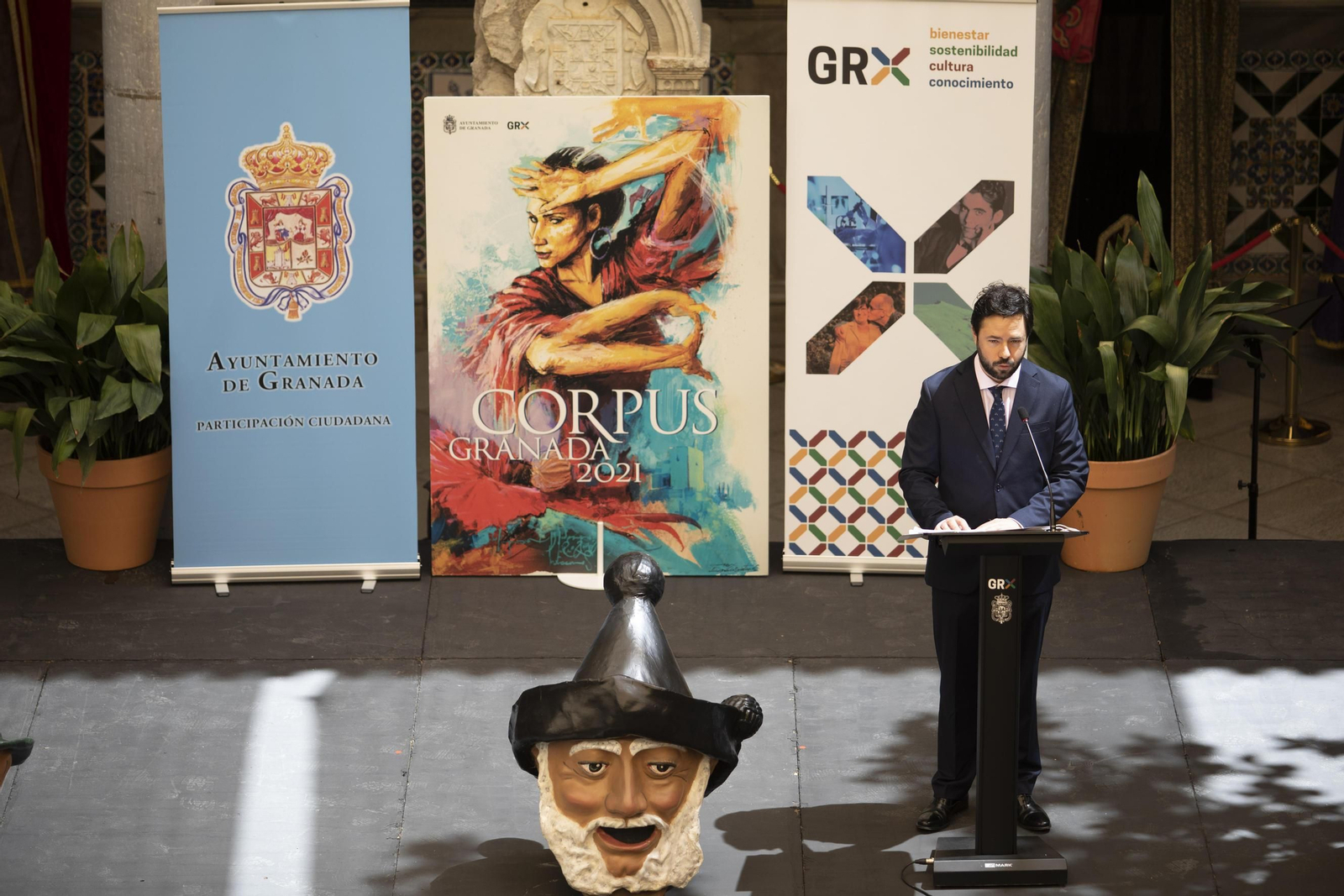 Fotos: así ha sido el pregón del Corpus de Granada 2021