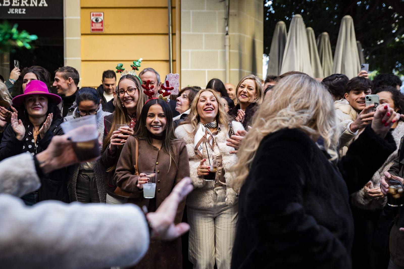 Imágenes del ambiente navideño del 24 de diciembre en Jerez