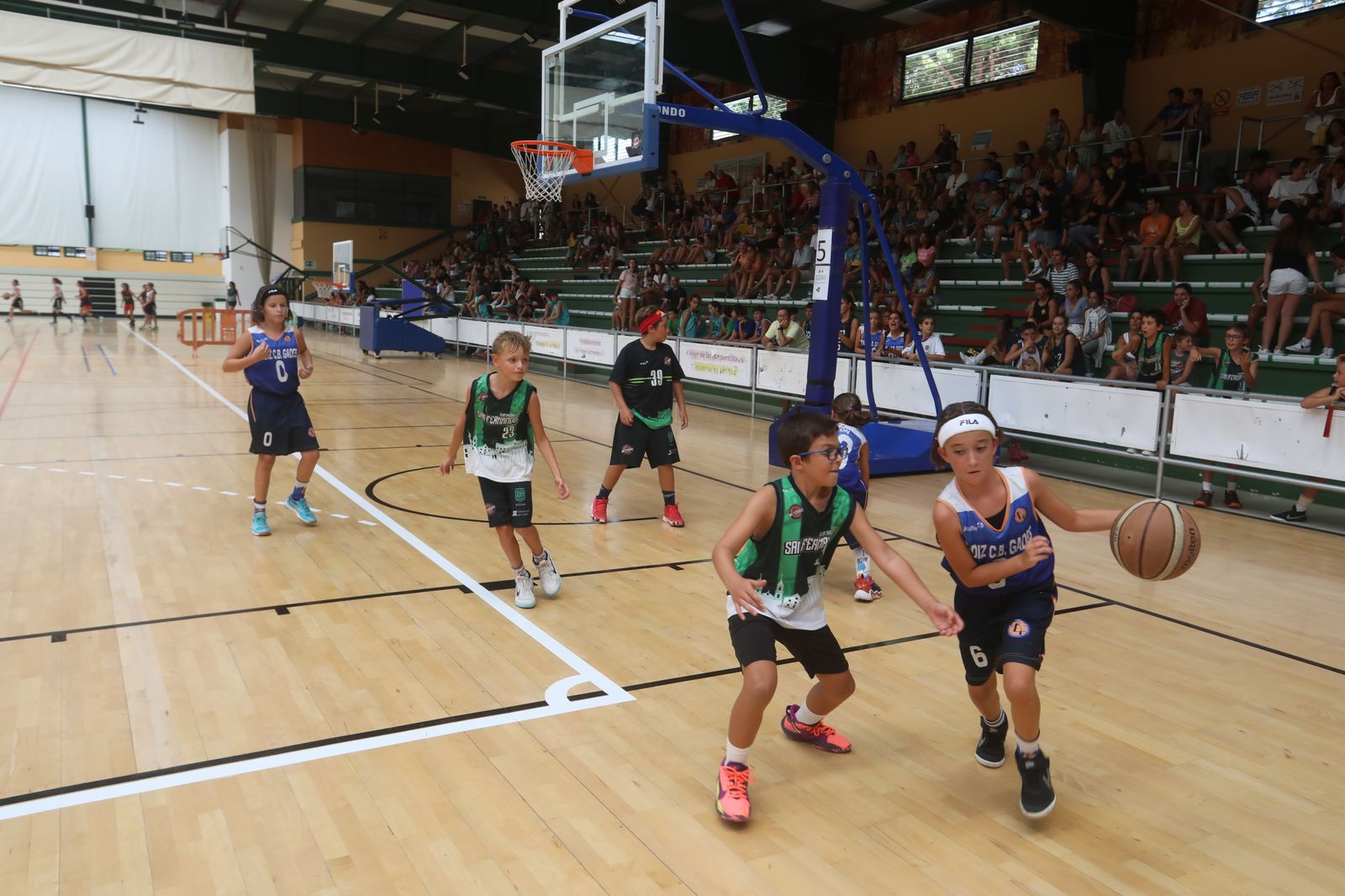 Un partido disputado en el torneo 3x3 Baloncesto en San Fernando.