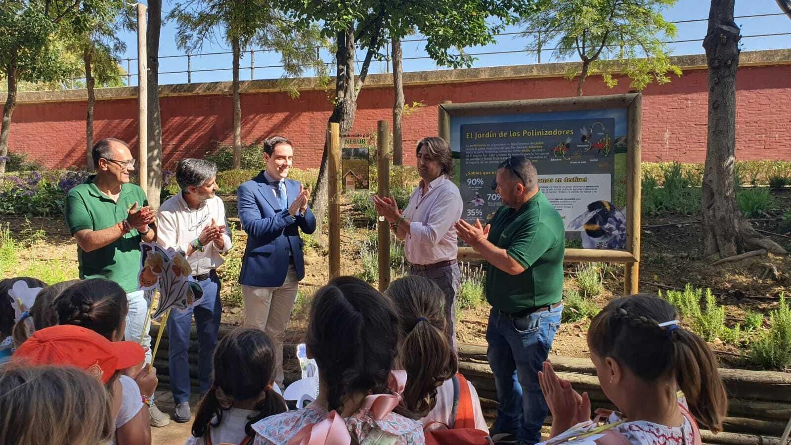 Imagen del apadrinamiento de El Jardín de los Polinizadores en el Zoo de Jerez