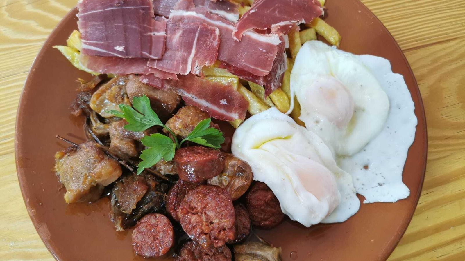 Plato de La Caminera. Plato de La Caminera.