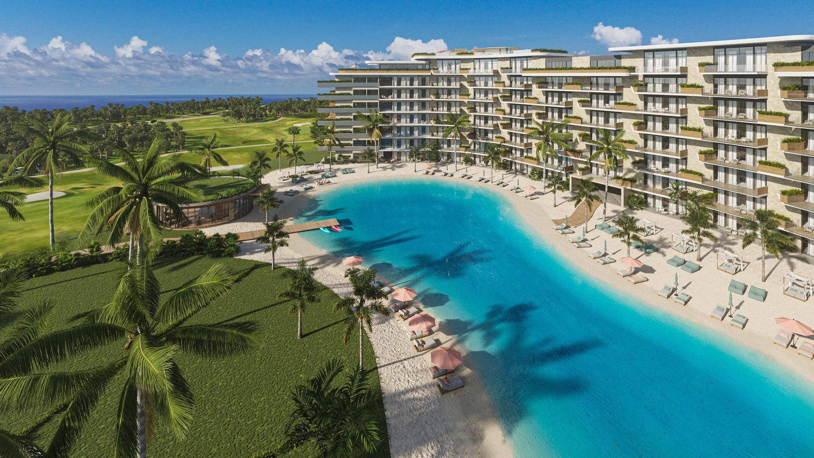 Fachada Playa Sunrise.